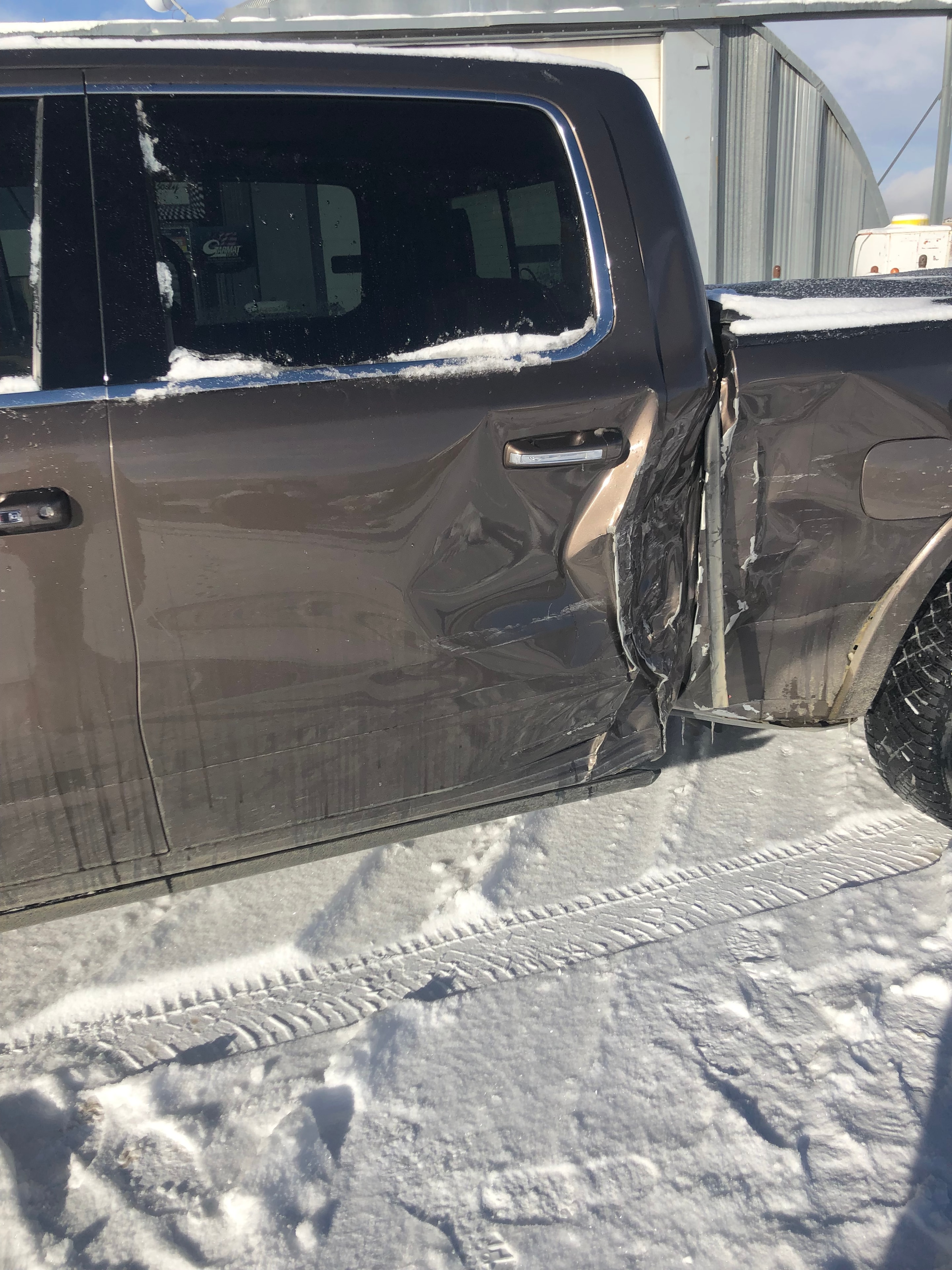 Before — Hail Damage